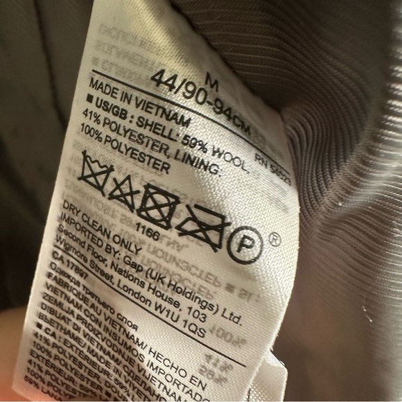 NWT Banana Republic X Olivia Palermo Herringbone Ruffle Cape Coat dark academia - Picture 6 of 10